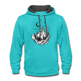 Contrast Colour Hoodie